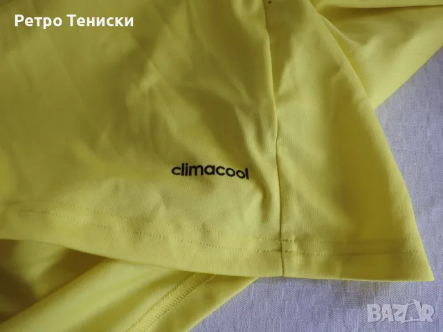 Тениска adidas — Мъже размер L Жълто, снимка 4 - Тениски - 56314878