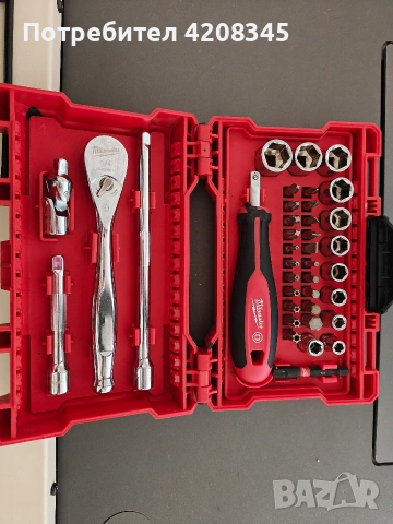 Комплект гедоре и отвертка Milwaukee , снимка 2 - Гедорета - 53930314