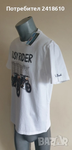 Saint Barth MC2 Cotton Mens Size M  НОВО!  ОРИГИНАЛ! Мъжка Тениска!, снимка 7 - Тениски - 54022686
