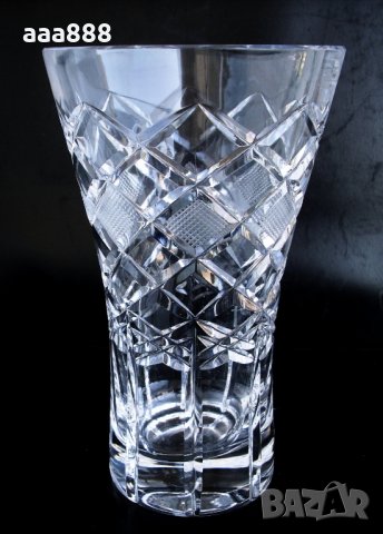 Ваза кристал 15 см, снимка 1