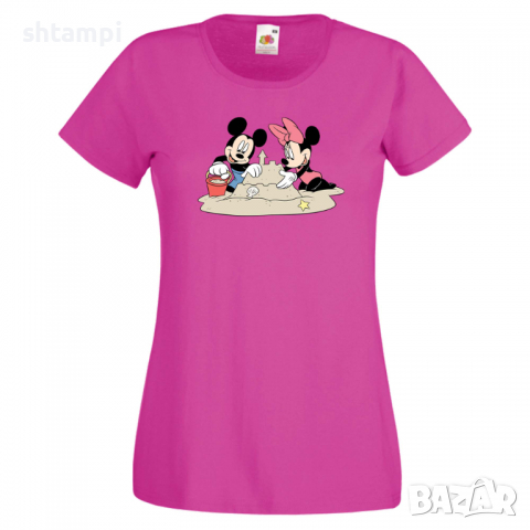Дамска тениска Mickey & Minnie 4, снимка 8 - Тениски - 36526217