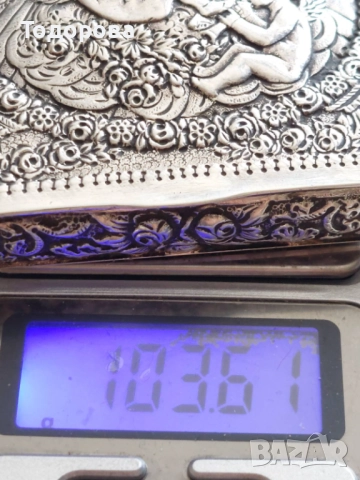 Лот сребърни кутии за хапчета, енфие или тютюн-цена 5 лева за грам, снимка 8 - Други - 52010808