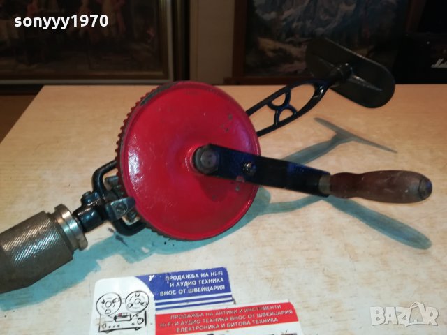 РЕТРО ДРЕЛКА ОТ ШВЕЦИЯ 3011210924, снимка 5 - Антикварни и старинни предмети - 34973812