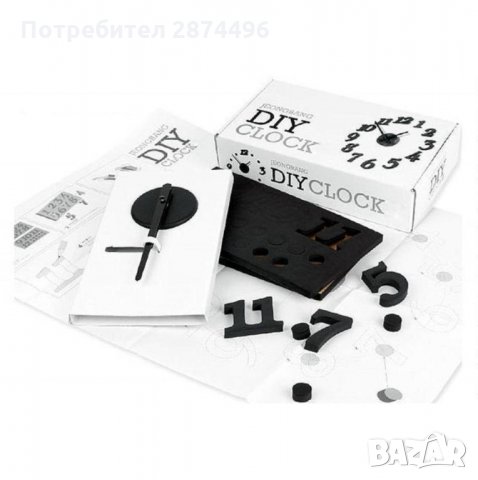 3D стенен часовник с Арабски цифри 4202, снимка 13 - Други стоки за дома - 30908154