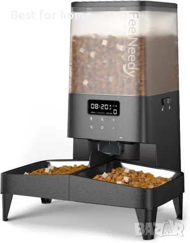 Програмируема автоматична хранилка за котки  FEELNEEDY 