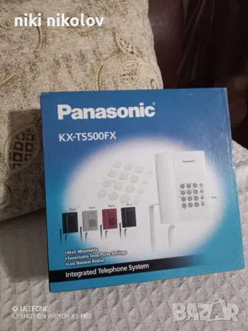 телефон  Панасоник стационарен, снимка 2 - Стационарни телефони и факсове - 49624483