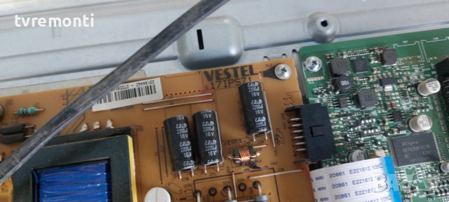 POWER BOARD ,17IPS71, for 32inc DISPLAY ,181113R for, Finlux 32FLYR274S, снимка 2 - Части и Платки - 39359694