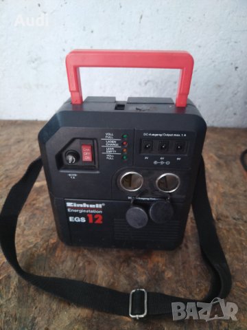Енергийна станция Einhell EGS 12 power bank оборудвана с 2x12V, 10A 7Аh 12Volt Изход за постоянно на, снимка 6 - Аксесоари и консумативи - 42688092