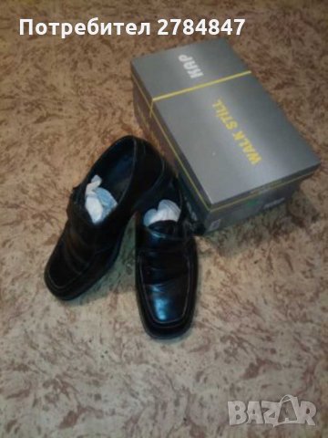 Черни мъжки обувки, снимка 4 - Официални обувки - 30869552