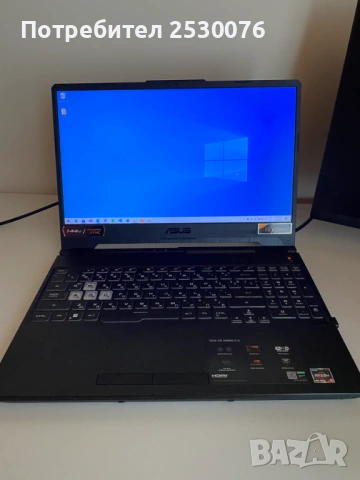 Asus TUF Gaming A15 / Ryzen 5 4600H / GTX 1650 / 512GB SSD – Перфектен