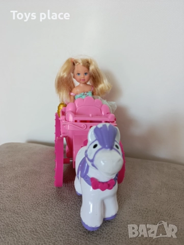 Малка кукла с каляска, снимка 3 - Кукли - 51660678