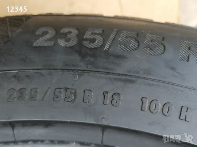 235/55R18 continental-№843, снимка 7 - Гуми и джанти - 48648321