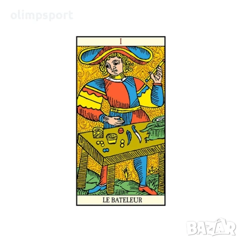 Карти Таро LoScarabeo Golden Tarot of Marseille , снимка 3 - Карти за игра - 51356048