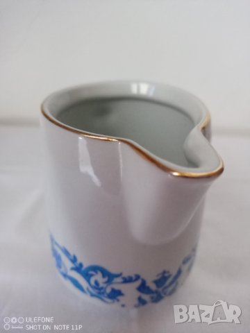 Стара българска кана чайник порцелан с маркировка, снимка 5 - Прибори за хранене, готвене и сервиране - 40714232