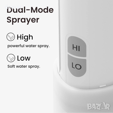 Преносимо електрическо биде VOVO Go – 2 степени – 140 мл, бяло, снимка 5 - Други стоки за дома - 51457132