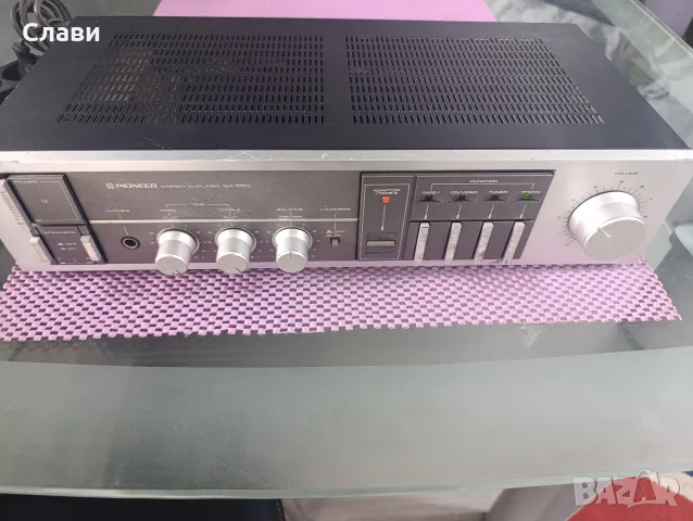 Усилвател PioneerSA-550 , снимка 5 - Ресийвъри, усилватели, смесителни пултове - 55966539