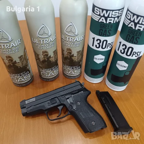 метален Еърсофт пистолет Реплика Sig sauer 