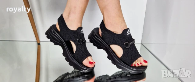 Adidas черни дамски сандали 