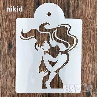 4 вида майка бебе дъщеря стенсил шаблон за спрей за торта украса Scrapbooking, снимка 2 - Други - 38308270