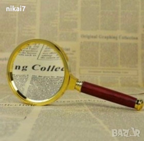 стъклена лупа оптично увеличение четене разглеждане висока яснота X10, снимка 8 - Други - 42103223