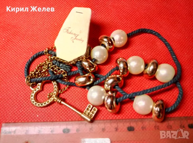 СТИЛНА МОДНА АРТ ОГЪРЛИЦА КОЛИЕ ВИНТИДЖ УКРАШЕНИЕ 47337, снимка 4 - Колиета, медальони, синджири - 47284596