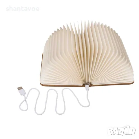 Сгъваема LED лампа Книга с три режима, снимка 6 - Настолни лампи - 49369736