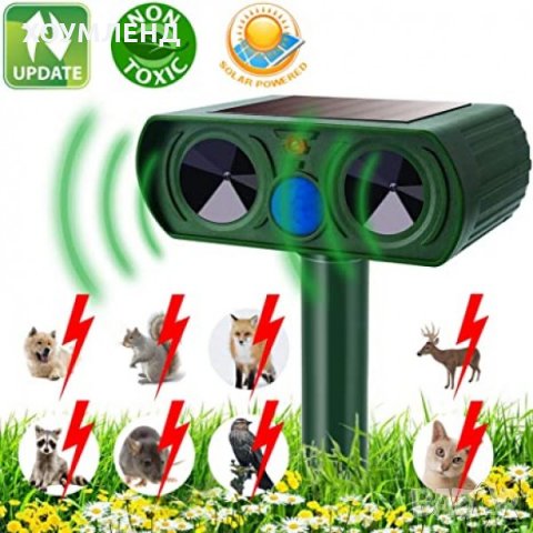 Соларен уред за прогонване на животни от двор и градина, снимка 3 - Други - 31117077