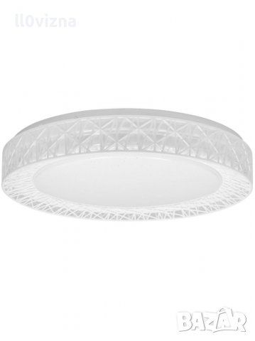 LED ПЛАФОНИЕРА С ДЕКОРАТИВЕН РИНГ 24W 4200K 220-240V, НЕУТРАЛНА СВЕТЛИНА, КРЪГ, снимка 2 - Лед осветление - 38402020