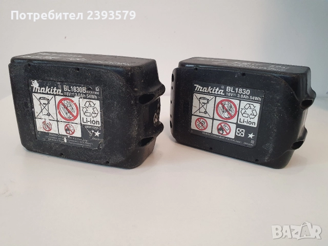 Батерии Мakita 3А 18v, снимка 3 - Винтоверти - 52773225