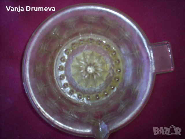 стъклена сокоизтисквачка от едно време, снимка 5 - Аксесоари за кухня - 38240424