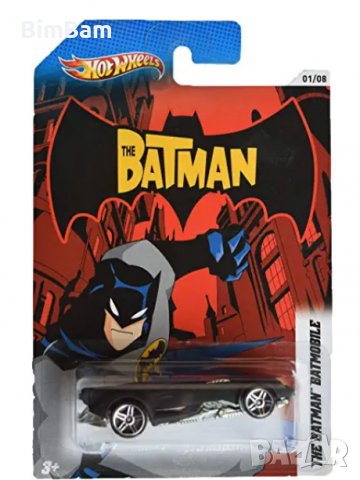Оригинална количка Hot Wheels Тhe Batman Batmobile / Батмобил