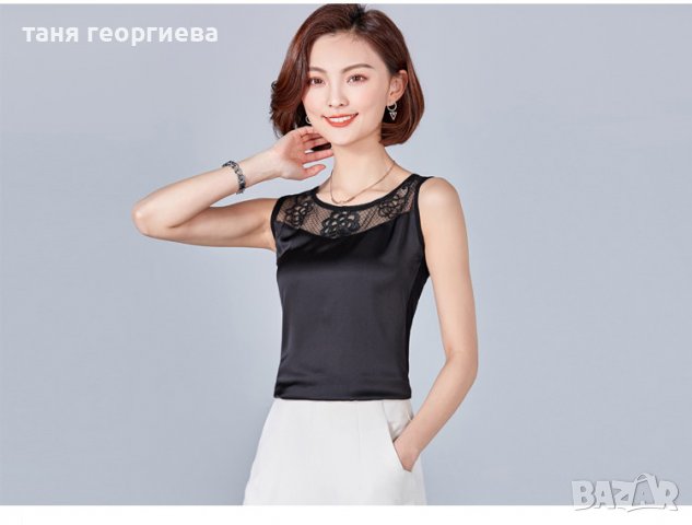 сатенен дамски потник, снимка 3 - Потници - 37202627