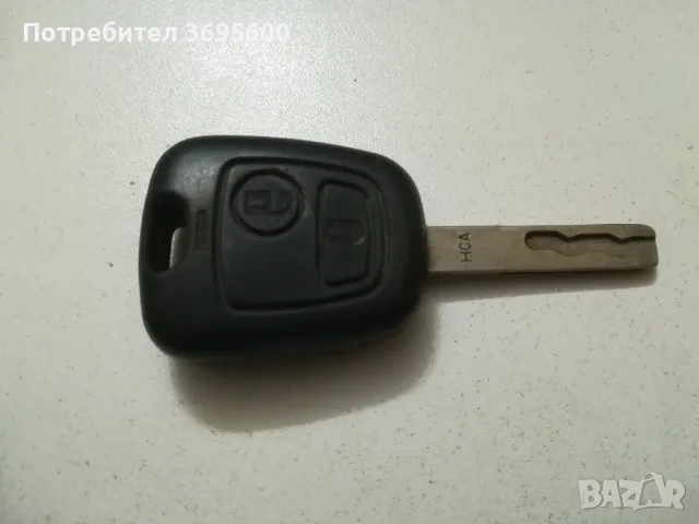 Peugeot Пежо контактен ключ дистанционно централно заключване