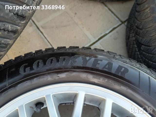 Джанти Skoda 16" 5x100 със зимни гуми Goodyear 205/55/16, снимка 9 - Гуми и джанти - 52835178