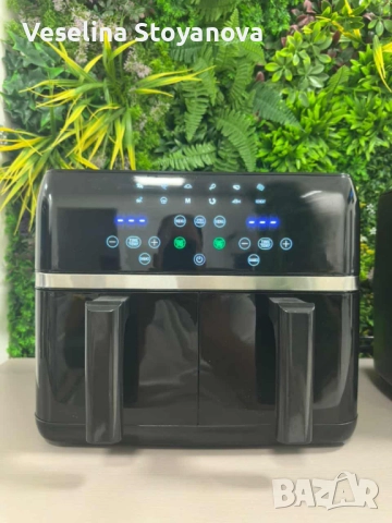 Двоен Air fryer T&G BEST COOKING 32847A0 - отделни LED дисплеи за всяка зона