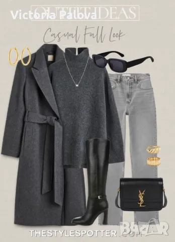 Скъпо модерно палто,80% вълна, снимка 18 - Палта, манта - 30336476