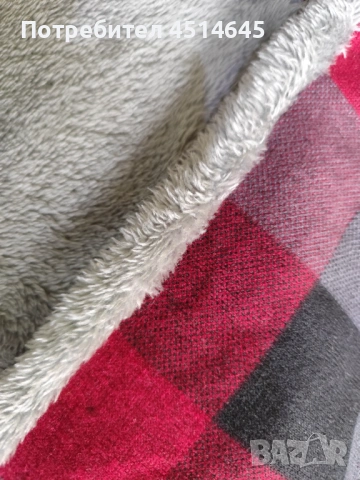 Шал, двоен, двулицев,кръг 140 см., снимка 2 - Шалове - 51161601