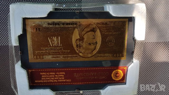 Позлатени долари в стъклена рамка , снимка 10 - Декорация за дома - 29088317