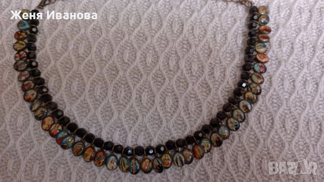 Църковно религиозно колие(старинно), снимка 7 - Антикварни и старинни предмети - 53963139