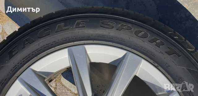 4 броя оригинални лети джанти VW Tiguan 17" 5х112 с летни гуми., снимка 10 - Гуми и джанти - 50106935