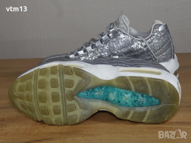 Nike Air Max 95 20th Anniversary 'Pure Platinum' - 40,5 номер Лимитирани, снимка 4 - Маратонки - 38748466