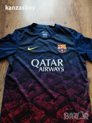 Nike Barcelona Training Jersey Football Shirt - юношеска футболна тениска 147-158см., снимка 2 - Детски тениски и потници - 53288228