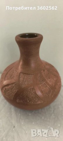 Комплект немски студийни керамични вази-ръчна изработка, снимка 2 - Вази - 53027906