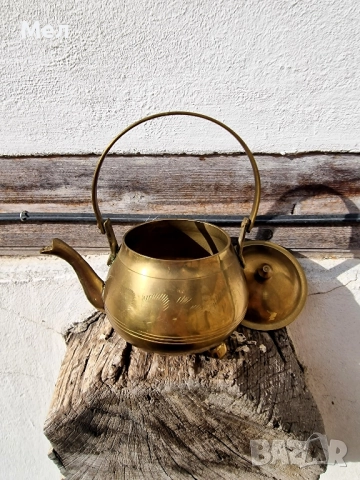 Месингов чайник, снимка 3 - Колекции - 51771581
