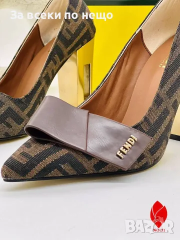 Fendi Дамски Обувки На Дебел Ток Фенди - Различни Цветове Код SEM-481, снимка 3 - Дамски обувки на ток - 55872691
