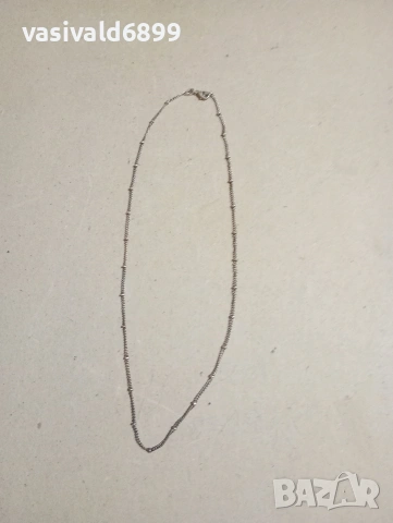 Посребрено синджирче , снимка 2 - Колиета, медальони, синджири - 53882079