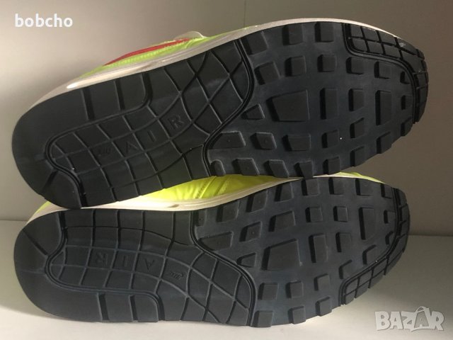 Nike Air Max 1 Premium Magista Pack Volt/Punch QS 665873-700 Men’s Size 10, снимка 9 - Спортни обувки - 39045333