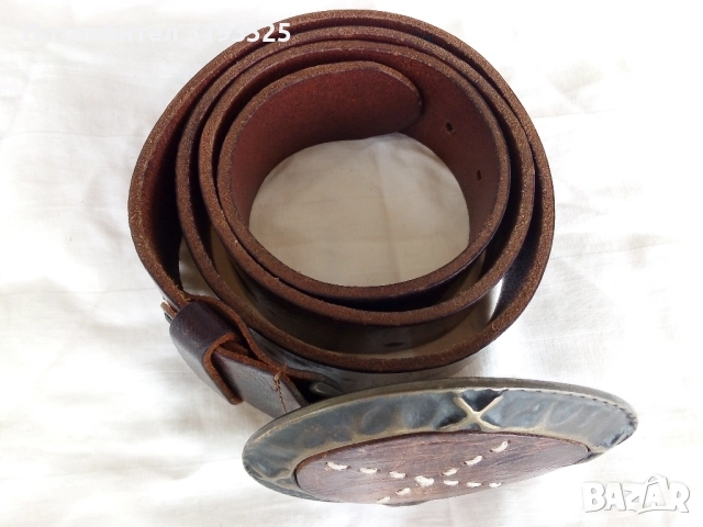 Кожен колан , снимка 2 - Колани - 51624499