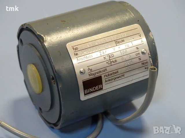 Ел.магнит Binder 41 411-07E 2.722 24V DC, снимка 6 - Резервни части за машини - 40528285