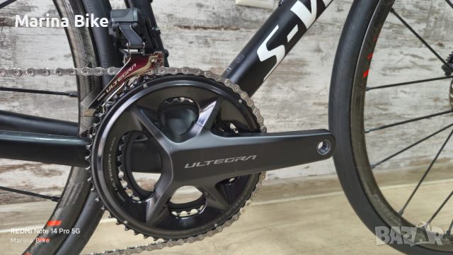 Карбонов шосеен велосипед Specialized Tarmac SL7 S-Works Ultegra Di2 Fulcrum | 52, снимка 3 - Велосипеди - 54159209